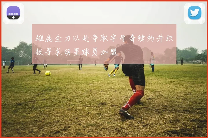 雄鹿全力以赴争取字母哥续约并积极寻求明星球员加盟